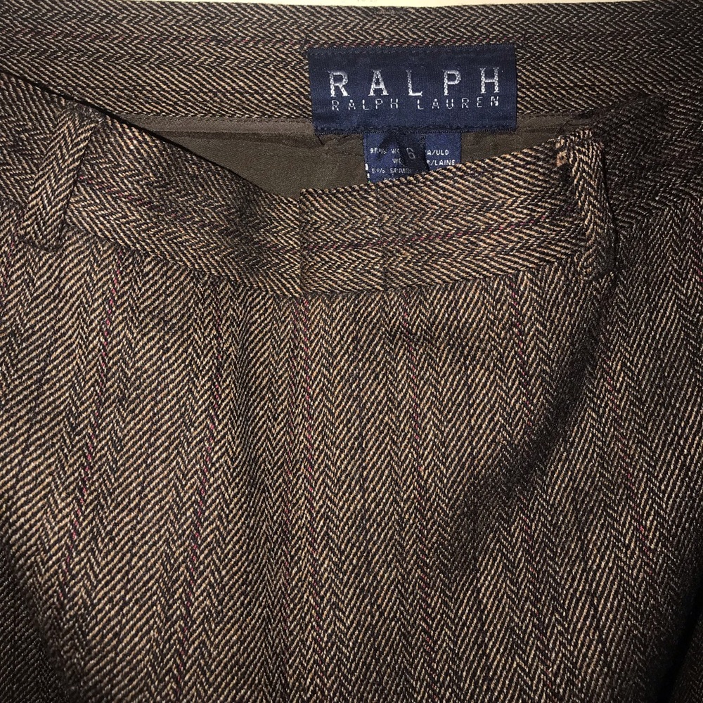 Ralph Lauren wool dress plants